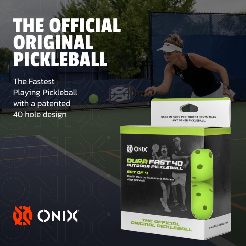 Onix DURA Onix Fast 40 Outdoor Pickleballs â€“ Neon - Image 5
